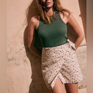 Sezane Lola Floral Skirt in Song of Summer - size 4/36